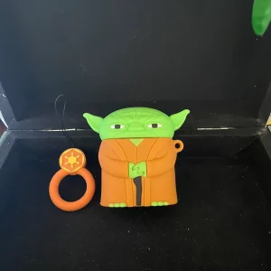 Yoda for Airpod 1/2 Case, Cartoon Cute Fashion Cool Silicone Design Character Co