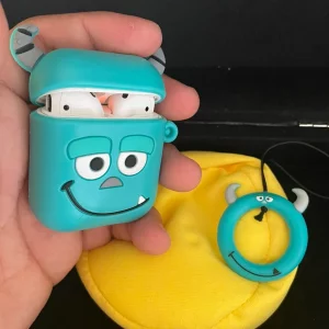 Cartoon Monster Airpods 1/2 Case Cover Compatible with Apple Airpods Charging Case C