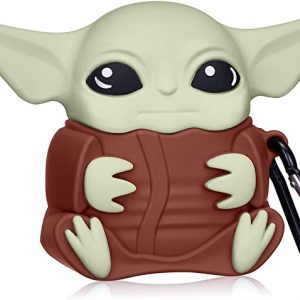 Besoar New Yoda for Airpod 1/2 Case, Cartoon Cute Fashion Cool Silicone