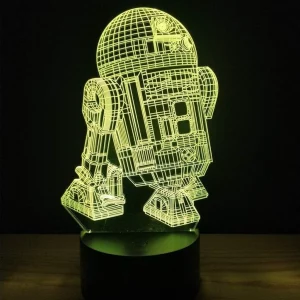 R2-D2 star wars 3D led lamp | star wars gifts and lamps