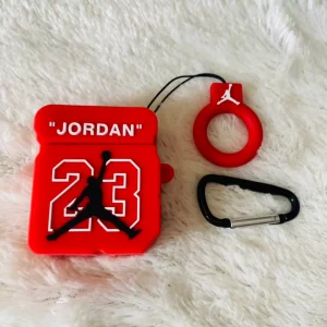 AirPods Gen 1 or 2 protective case - 3D Jordan case with matching Jordan charm