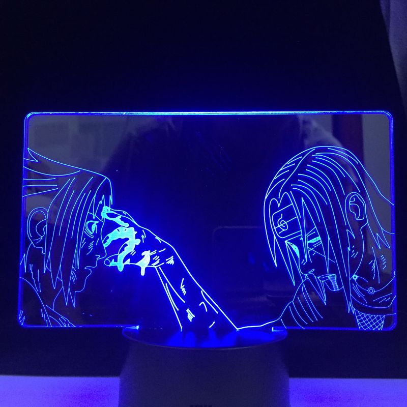 NARUTO ITACHI SASUKE EHEAD 3D Illusion Lamp